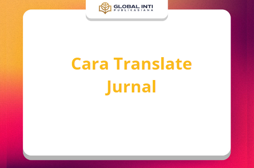 Cara Translate Jurnal