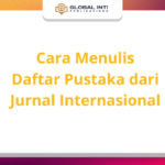 cara menulis daftar pustaka dari jurnal internasional