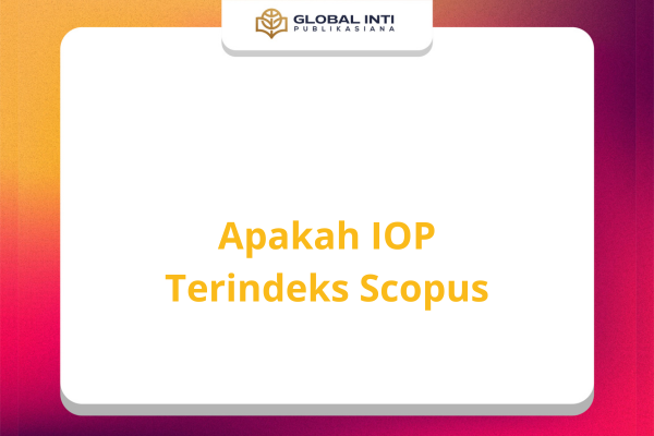 Apakah Iop Terindeks Scopus