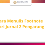 Cara Menulis Footnote dari Jurnal 2 Pengarang