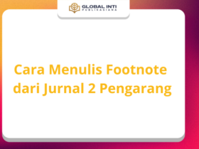Cara Menulis Footnote dari Jurnal 2 Pengarang