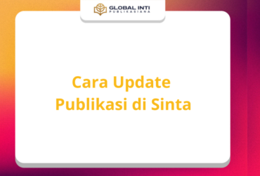 Cara Update Publikasi di Sinta