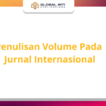 Penulisan Volume Pada Jurnal Internasional
