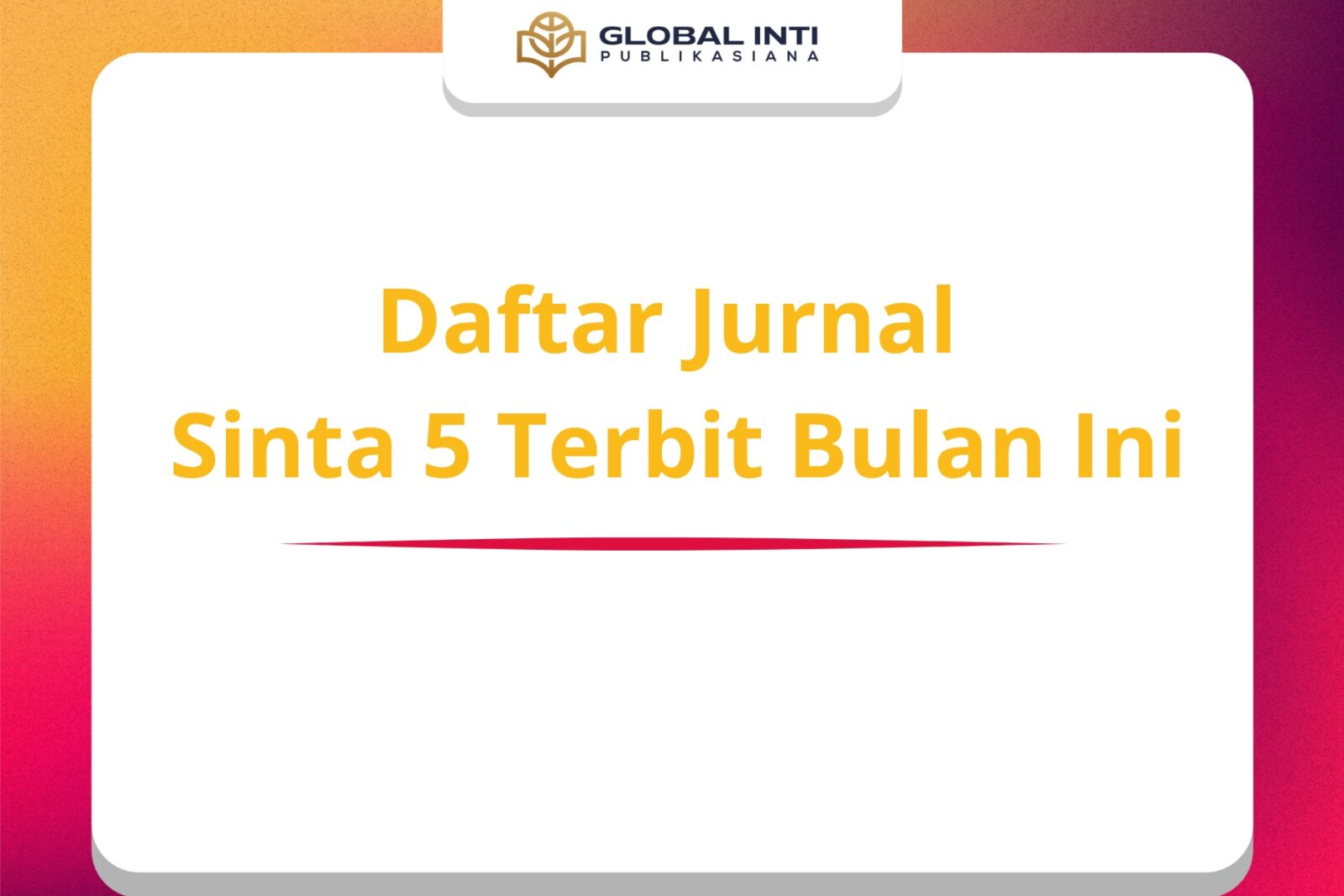 Jurnal Sinta 5