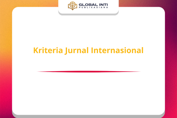 Kriteria Jurnal Internasional