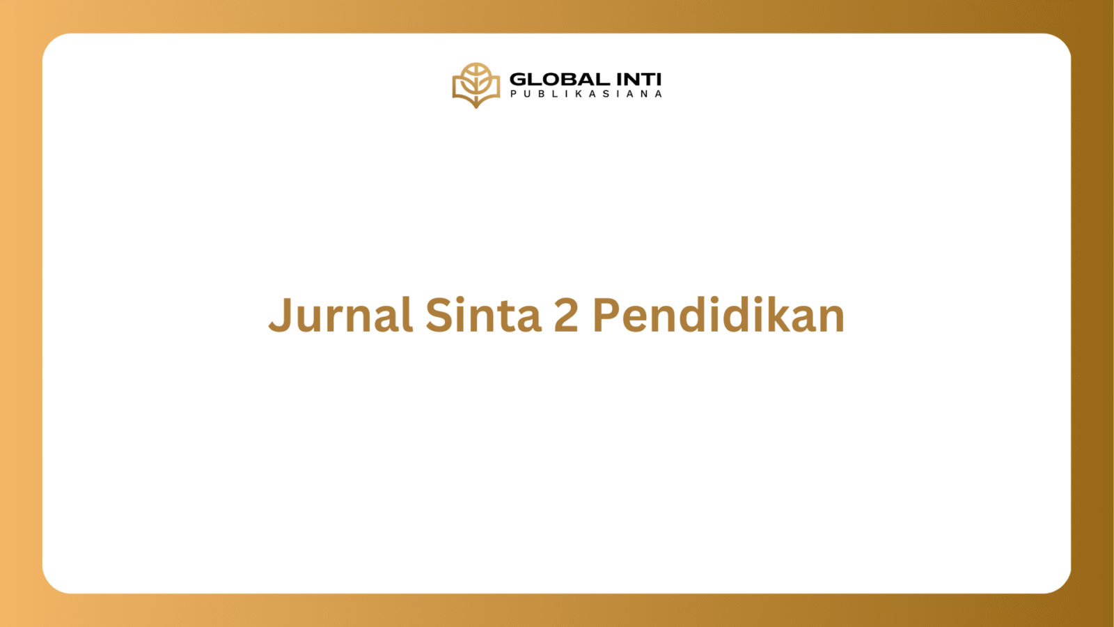 Jurnal Sinta 2 Pendidikan