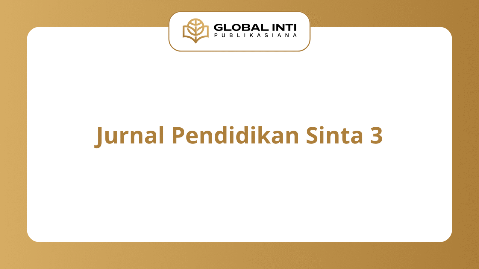 Jurnal Pendidikan Sinta 3