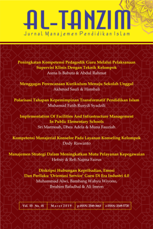 Al-Tanzim: Jurnal Manajemen Pendidikan Islam