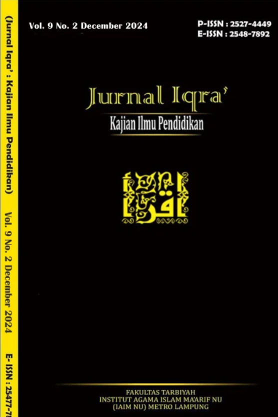 Jurnal Iqra’: Kajian Ilmu Pendidikan
