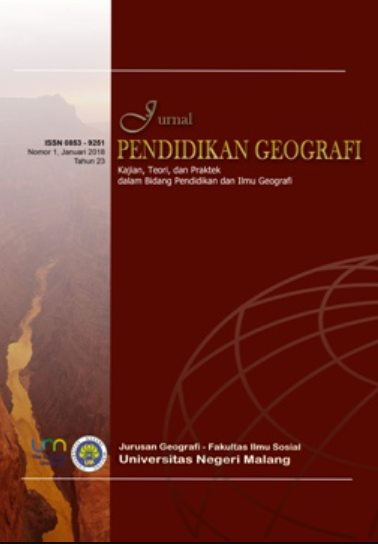 Jurnal Pendidikan Geografi: Studi, Teori, dan Praktik dalam Bidang Pendidikan Geografi dan Ilmu Pengetahuan