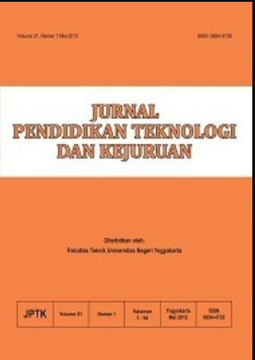 Jurnal Pendidikan Teknologi dan Kejuruan (JPTK)